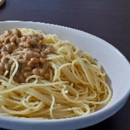 簡単に作ることができました。
バターの風味がよく出ており、麺だけでも美味しく食べることができますが、納豆と一緒に食べることでしっかりとした味わいで大満足でした。